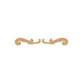 ONLAY-B - Assembled Perla Raised Panel - LEAVES ONLAY 10 1/2" X 3 1/4" X 3/8" (PAIR) - 10 1/2" x 3 1/4" X 3/8"