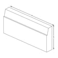 Fabuwood Allure Onyx Cloud White 96" W X 5 1/2" H X 3/4" D Base Board Molding