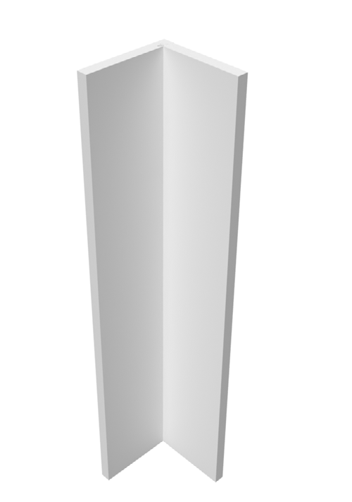 Fabuwood Ovela Catalina Azul Indigo Gloss 6" W X 42" H Corner Wall Filler