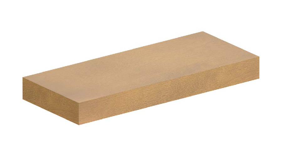 Fabuwood Ovela Catalina Guayana 48" W x 2 1/2" H x 10" D White Matte Floating Shelf with LED