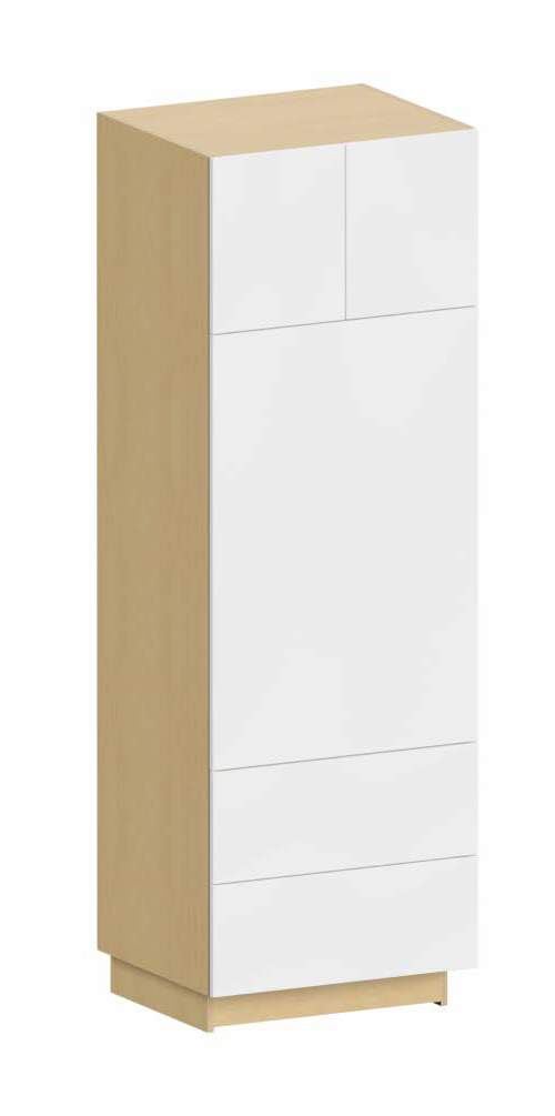 Fabuwood Ovela Tuscany Rosales 3 30" W x 96" H x 24" D Combo Oven W/2 Drawers Cabinet