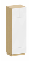 Fabuwood Ovela Tuscany Como Ash 1 24" W x 84" H x 24" D Double Oven W/1 Drawer Cabinet