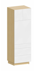 Fabuwood Ovela Catalina Hickory Rock 24" W X 93" H Single Oven Cabinet W/ 3 Drawers on the Bottom