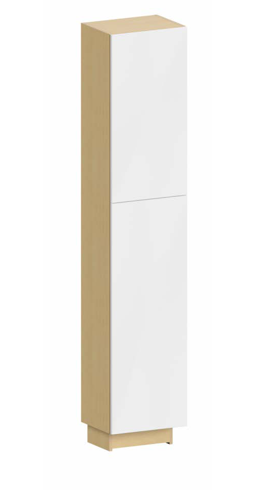 Fabuwood Ovela Tuscany Rosales 2 18" W x 84" H x 13" D Single Door Pantry Cabinet