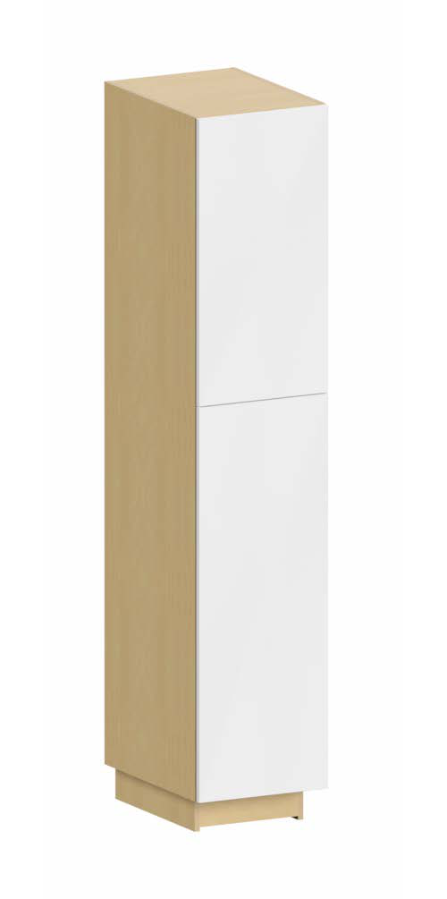 Fabuwood Ovela Tuscany Azul Marino 24" W x 96" H x 24" D Single Door Pantry Cabinet