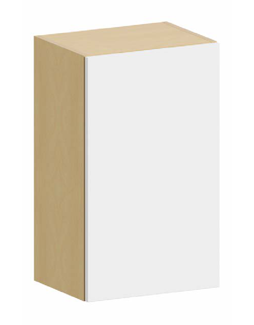 Fabuwood Ovela Catalina Black 12" W X 30" H X 13" D Single Door Wall Cabinet