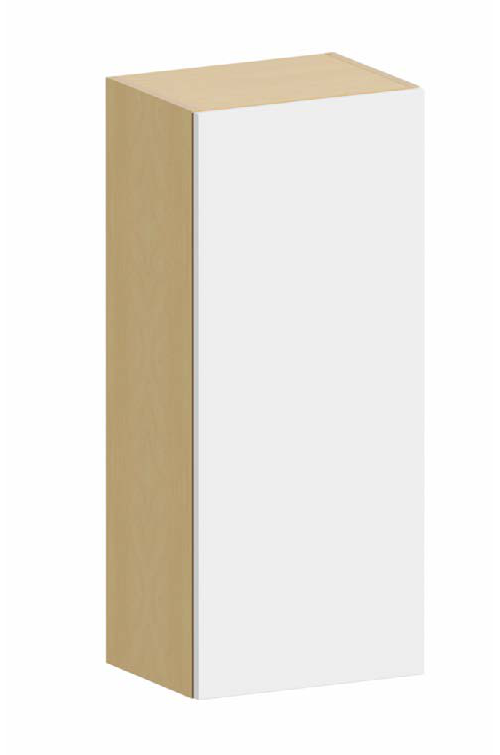 Fabuwood Ovela Tuscany Woodline 3 24" W x 42" H x 13" D Single Door Wall Cabinet