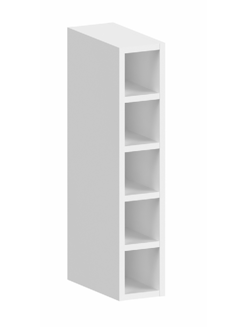 Fabuwood Ovela Catalina Basalto 06" W X 30" H X 12" D Wall Wine Cube