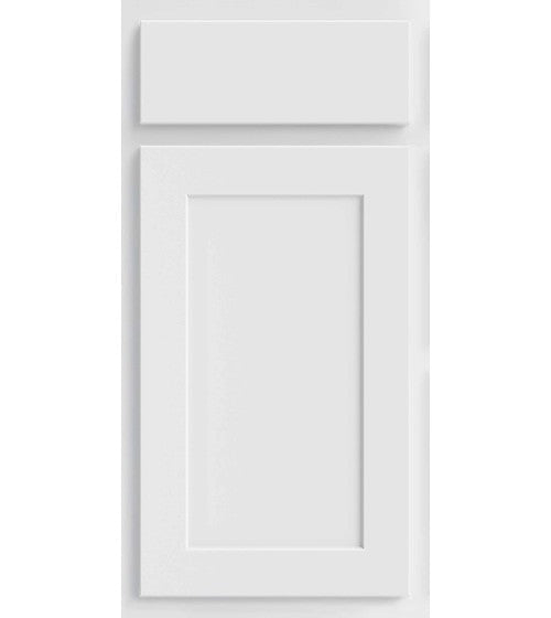 CNC Bedford Dover White cabinet door