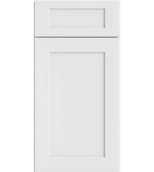 CNC Luxor Glencove White cabinet door