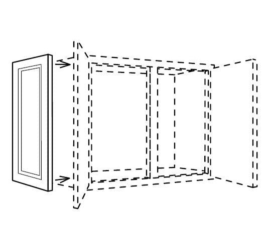 D1530 - RTA Avalon Raised Panel - Dummy Decorative Door Panel