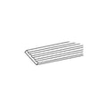 PCVFF3 - Assembled Smoky Gray Double Shaker - FLUTED FILLER 3" X 96" - 3" X 3/4" X 96"