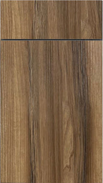Eurocraft Pecan cabinet door sample