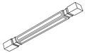PS3 - Assembled Toffee Shaker - SHAKER TURN POST 3" X 3" x 34 1/2" - 3" x 3" x 34 1/2"