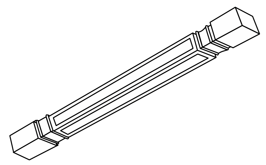 PS3 - Assembled Smoky Gray Double Shaker - SHAKER TURN POST 3" X 3" x 34 1/2" - 3" x 3" x 34 1/2"