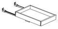 R0T30 - RTA Sandy Mirage Shaker - - Roll out tray for B30" cabinet