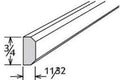 SIM8 - Assembled Sage Green Shaker - SHAKER INSERT MOLDING 3/4" X 11/32" X 96" - 3/4" X 11/32" X 96"
