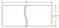 Eurocraft Matte Gray - Toe Kick & Toe Board - Toe Board 96" W X 4 1/2" H X 3/4" D (Other Colors Matching Door Finishes)