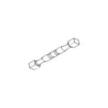 TP3-1 - Assembled Perla Raised Panel - TURN POST 3" X 3" X 34 1/2" - 3" x 3" x 34 1/2Ó