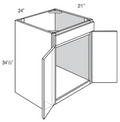 VA2421 - RTA Charlton Raised Panel - Vanity Sink Base Cabinet - Double Door/False Drawer Front - 24"W x 34.5"H x 21"D