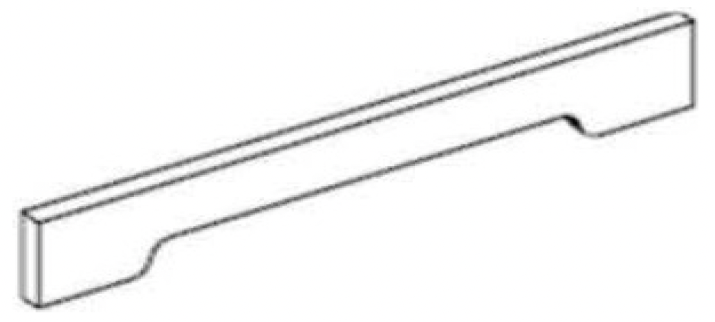 VAL60 - Assembled Ebony Shaker - ARCHED VALANCE 60" X 5" X 3/4" - 60" X 5" X 3/4"
