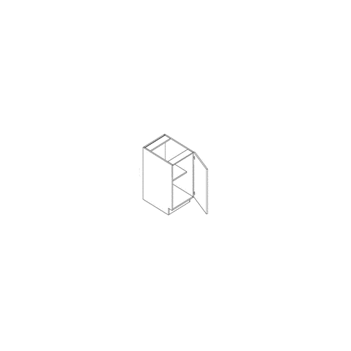 Eurocraft Baslato SM - Vanity Full Height Door Base Cabinet - 18"W X 34.5"H X 21"D