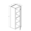 W0942 - RTA Charlton Raised Panel - Wall Cabinet - Single Door - 9"W x 42"H x 12"D