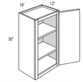 W1830 - RTA Avalon Raised Panel - Wall Cabinet - Single Door - 18"W x 30"H x 12"D