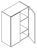 Eurocraft Matte White - 36" High Double Doors Wall Cabinet - 30"W X 36"H X 12"D