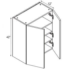Eurocraft Ice Cream 03 - 42" High Double Doors Wall Cabinet - 36"W X 42"H X 12"D
