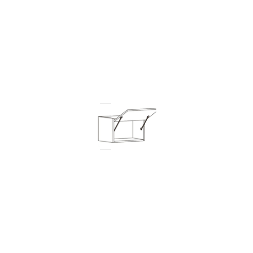 Eurocraft Blanco SM - 24" Deep Lift-Up Wall Cabinet - 36"W X 12"H X 24"D