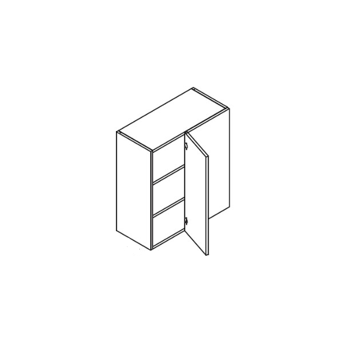 Eurocraft Matte Cashmere - Wall Blind Corner Cabinet - 30"W X 42"H X 12"D