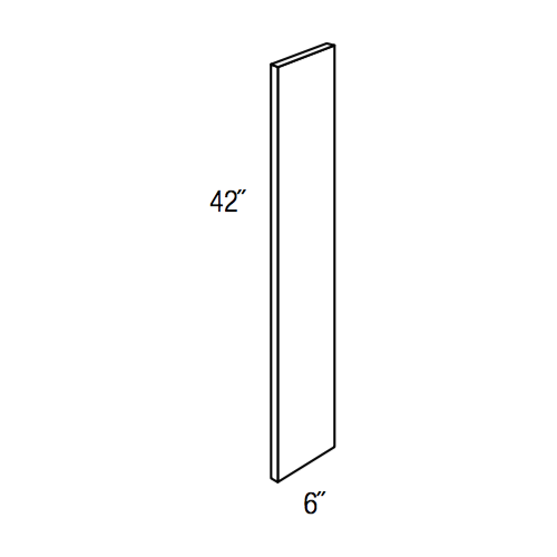 WF642 - Assembled Toffee Shaker - Filler - 3/4" thick 6" wide 42" tall