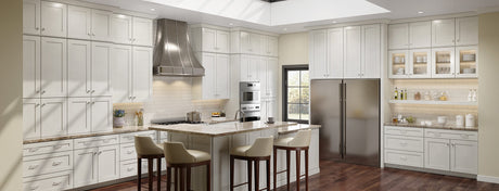 White kitchen cabinets