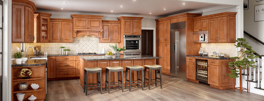 Raised panel kitchen cabinets